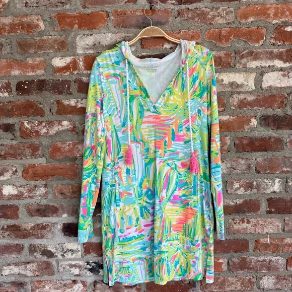 Lilly Pulitzer UPF 50+ Rylie Cover Up Dress Small - Picture 2 of 9